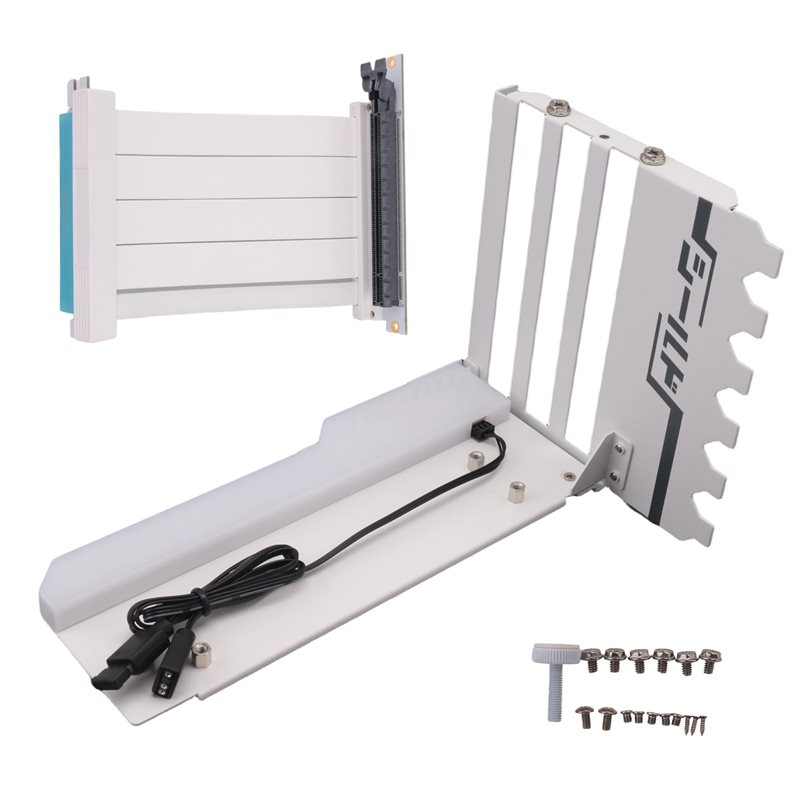 Tekstur Halus – Braket Pemasan - Pcie 4.0 X16 Riser Cable 90 Degree ulasan dan harga