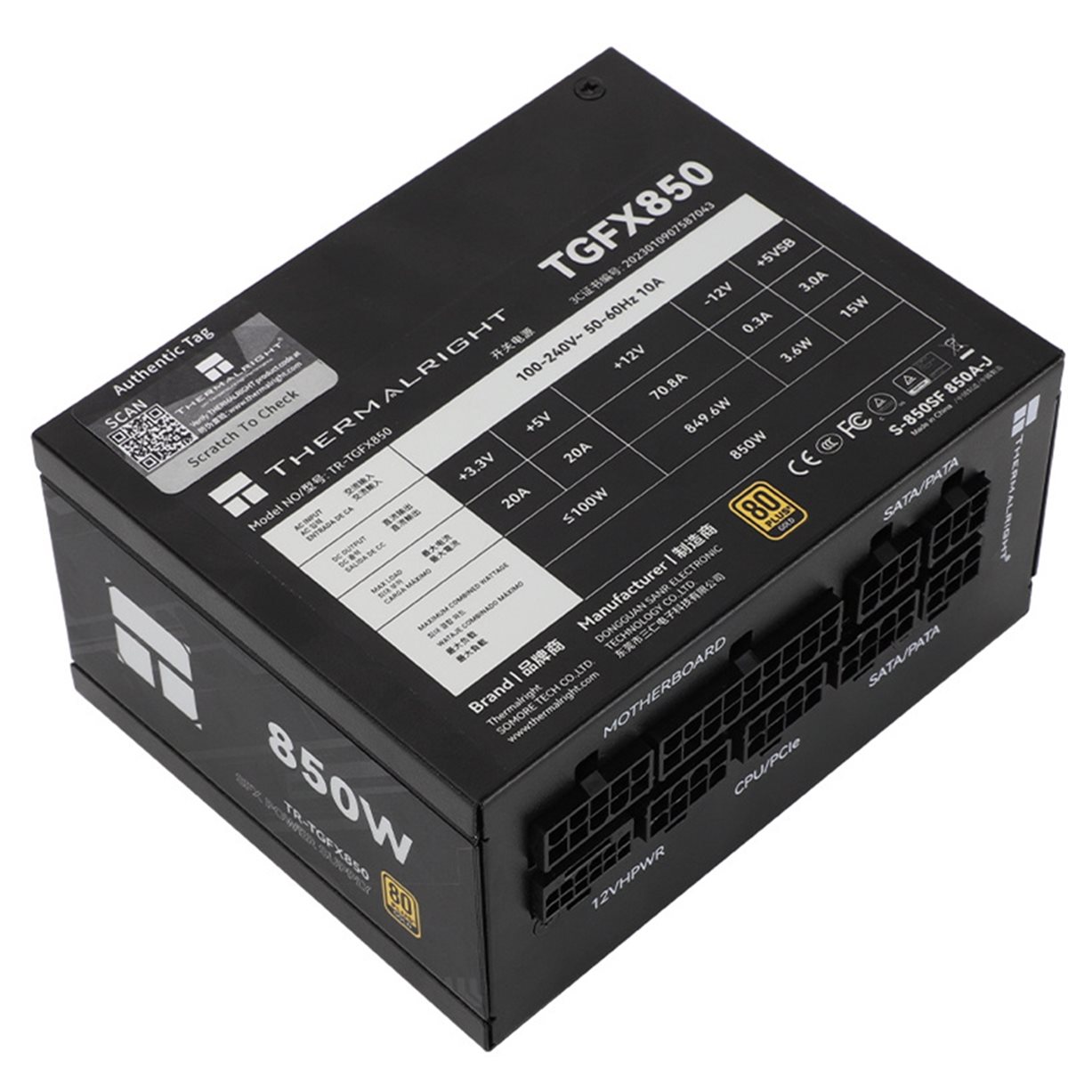 [AC18 Digital]/ TR-TGFX850 Cat - Sfx Power Supply 850W Gold ulasan dan harga